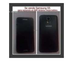 Samsung S5 $40 dÃ³lares negociables.