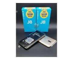SAMSUNG GALAXY J8+ MICROSD 32 GB GRATIS $235