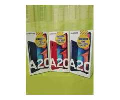 Samsung A20 32GB Nuevos + Micro Sd 32gb