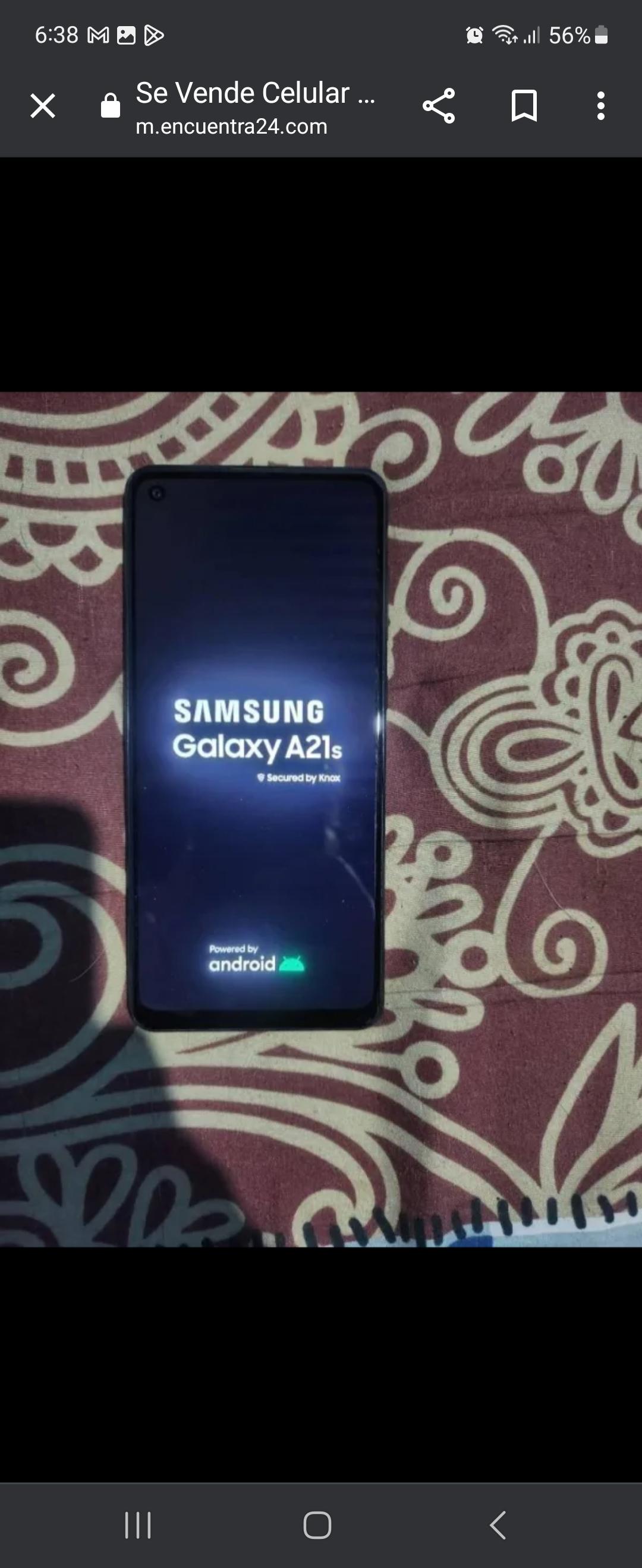 Se Vende Celular Samsung A21s Semi Nuevo